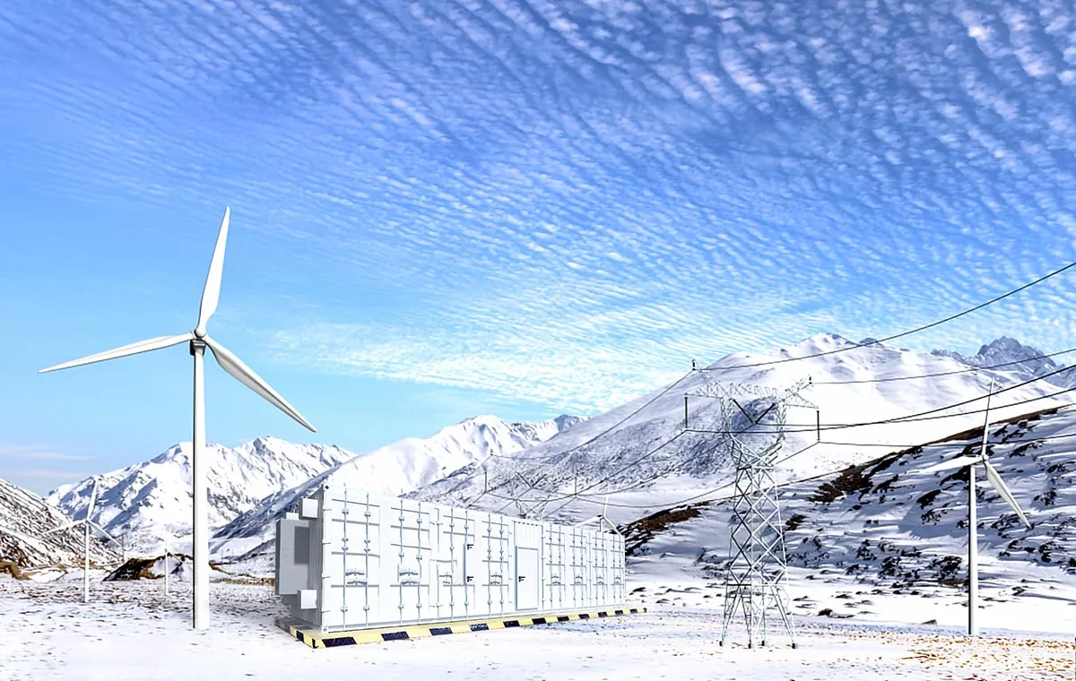 Commercial liquid cooling solar battery energy storage containers wind power