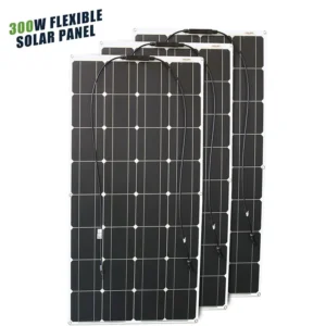 12V Flexible Solar Panel 600W 100W 200W 300W 400W 500W Bendable Waterproof Monocrystalline Best Solar Panel China for RV Boat 24