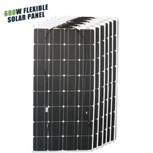 12V Flexible Solar Panel 600W 100W 200W 300W 400W 500W Bendable Waterproof Monocrystalline Best Solar Panel China for RV Boat 26