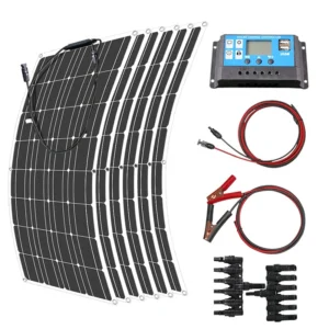 12V Flexible Solar Panel 600W 100W 200W 300W 400W 500W Bendable Waterproof Monocrystalline Best Solar Panel China for RV Boat 30