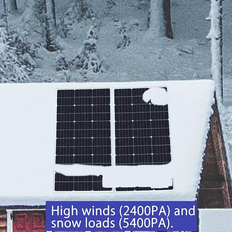 Rigid 1000W 600W 500W Solar Panel Photovoltaic Module 400W 300W 200W 100W 19.8V Monocrystalline Solar Panels Battery Charger 5