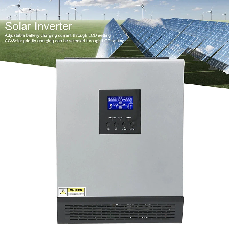 PWM Solar Inverter Stainless Steel Off Grid Controller Integrated Machine 3KVA 2400W 120V 9