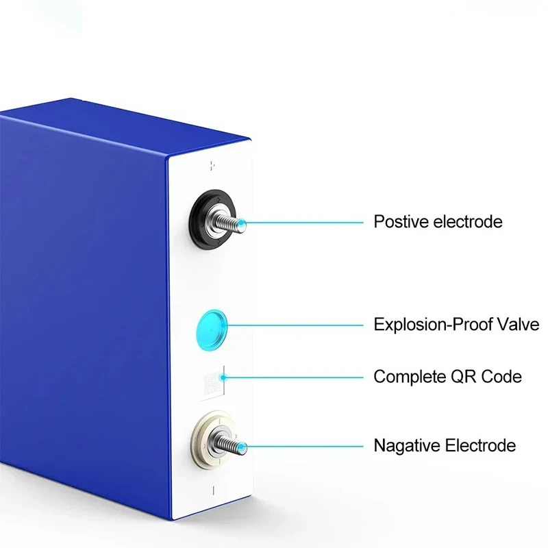Lithium Solar Battery Pack 48V Lifepo4 Cell Phosphate 100AH 3.2V 12V 24V EVE Grade A DIY Cell 3
