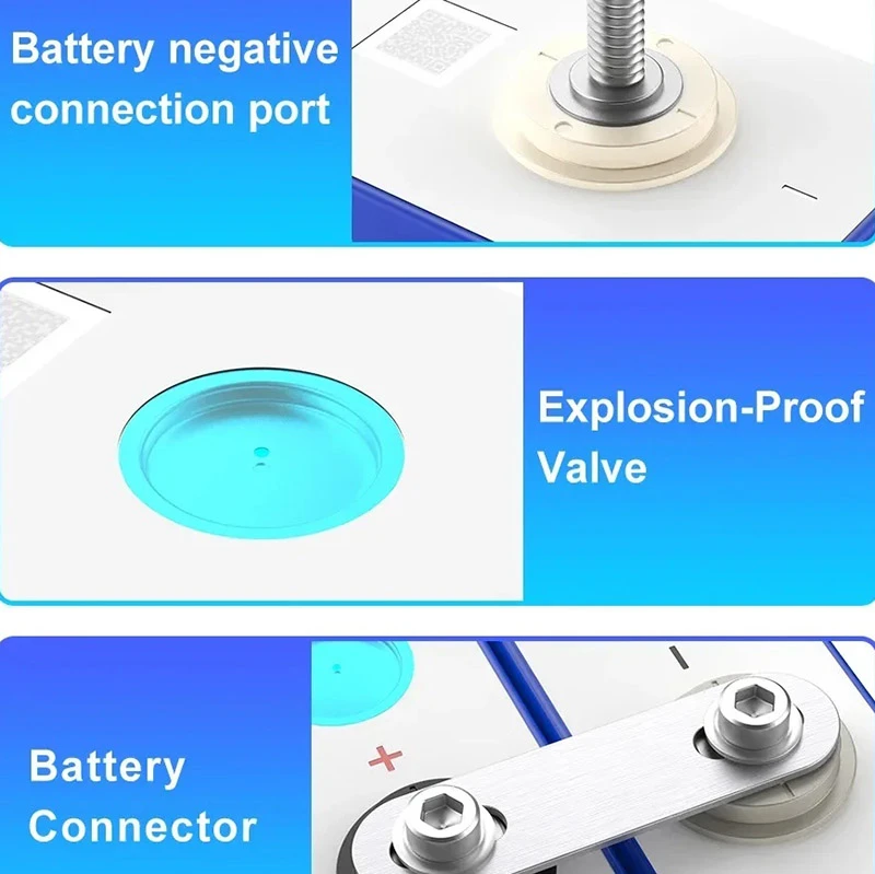 Lithium Solar Battery Pack 48V Lifepo4 Cell Phosphate 100AH 3.2V 12V 24V EVE Grade A DIY Cell 4