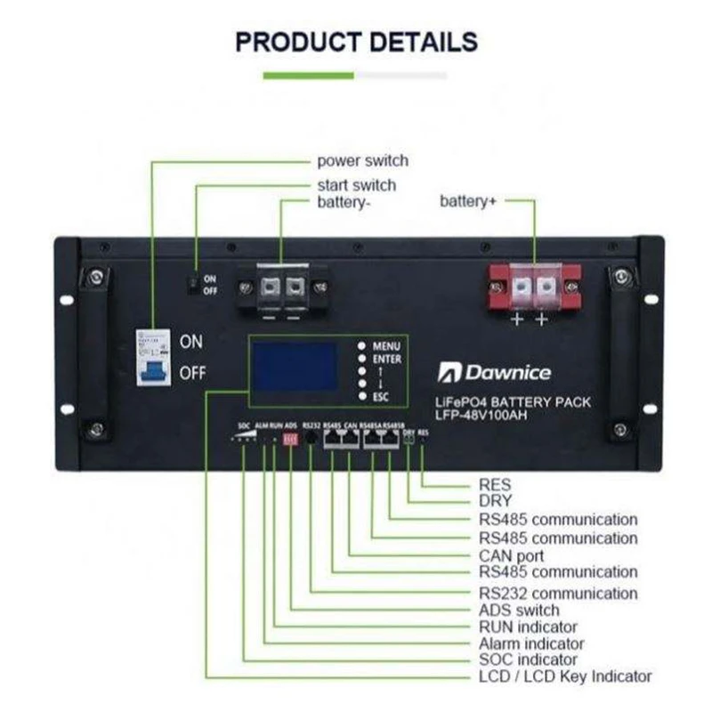 10 Years Warranty Manufacturer Lifepo4 200ah 51.2v 15kw Solar Energy Storage Lithium Ion Rack Mount Batteries Pack 5