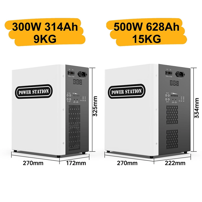 300W & 500W Portable Power Station MPPT Solar Generator & Outdoor Power Bank with Lithium Energy Storage 4