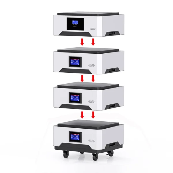 Solar Inverter Battery 48V 5Kwh 10Kwh 20Kwh 30Kwh 40Kwh 51.2V Stackable ...