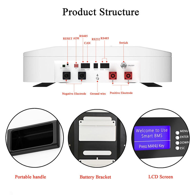 48V 200Ah Solar Powerwall Hybrid Grid Lithium Ion Battery 51.2V 10KWh Solar Home Energy Storage System 48V 200Ah Solar Powerwall Hybrid Grid Lithium Ion Battery 51.2V 10KWh Solar Home Energy Storage System