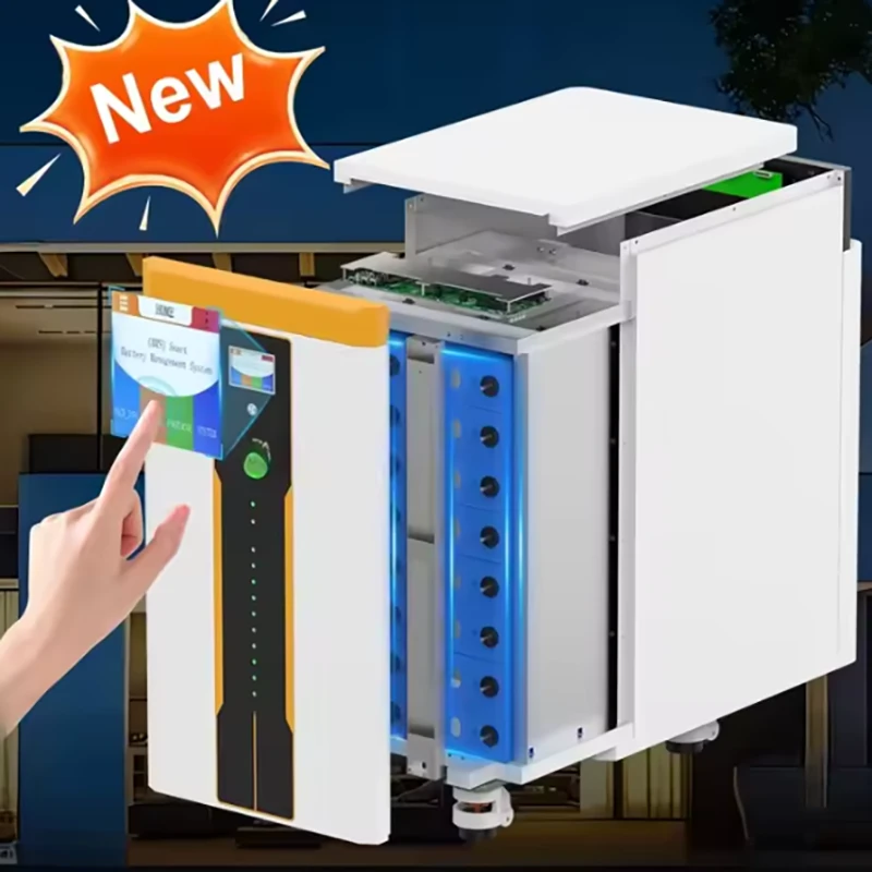 Home Energy Storage Battery System 50Kwh 40Kwh 48V 51.2V 300Ah 560Ah 600Ah BMS Solar Lifepo4 Battery