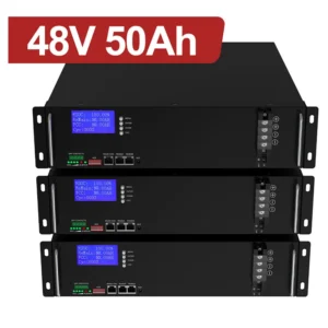 Customizable Rechargeable Lithium Ion Battery Grade a Prismatic Cells 16S1P Lifepo4 48V 50Ah Battery 3