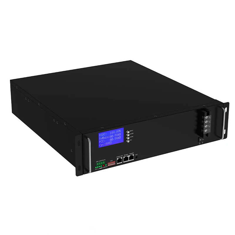 Customizable Rechargeable Lithium Ion Battery Grade a Prismatic Cells 16S1P Lifepo4 48V 50Ah Battery 5