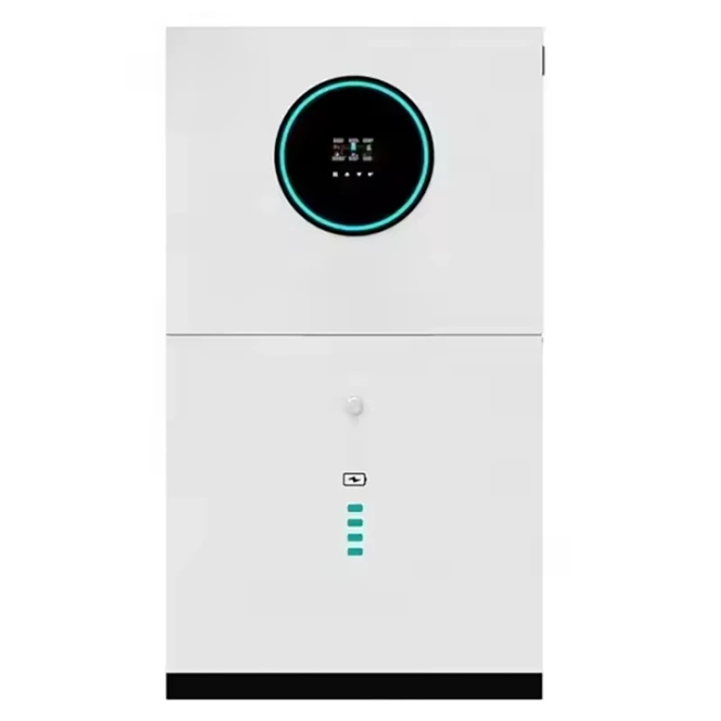 Energy Storage System 6KW Inverter 10240WH Lithium Ion Battery All in One Home Hybrid Solar System 6