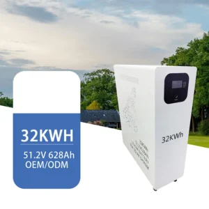 32kva 32kwh 51.2v 628ah lithium solar battery energy storage for home solar system kit OEM ODM