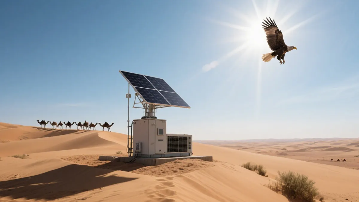 lithium solar battery energy storage systems to support electricity for people in desert and island