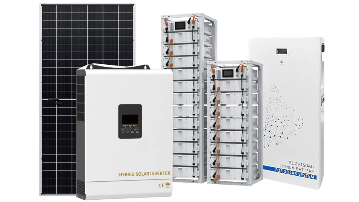 lithium solar battery system complete solar kit 5.5kva inverter 7.5kwh lithium battery and solar panels