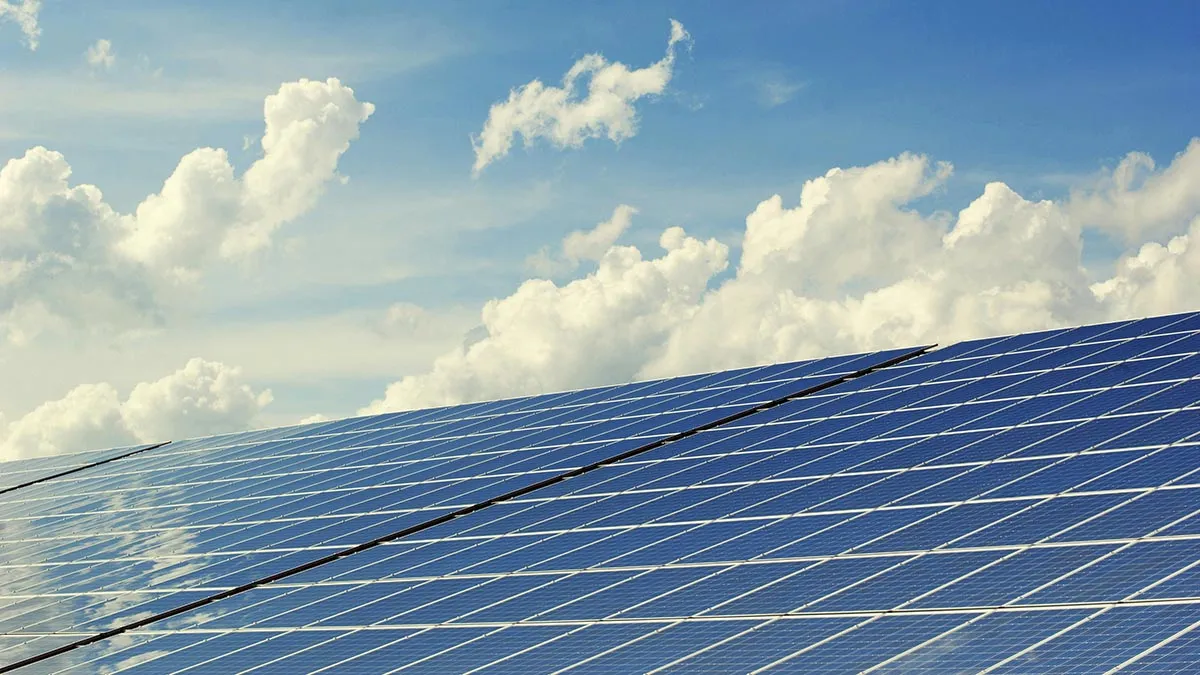 solar battery energy storage system of PV solar panels showcase