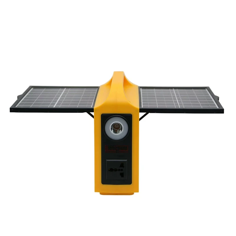 100W 76.8WH Portable Outdoor Emergency Power Station, Modified Sine Wave Solar Generator, AC Power Supply for Camping,Home,Travel Use 8