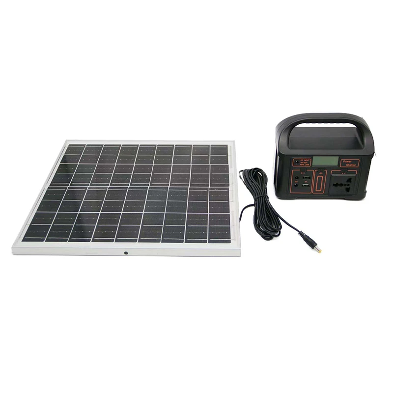 100W Portable Solar Generator 76.8WH LiFePO4 Battery AC Car Power Supply Mobile Power Bank Outdoor 7