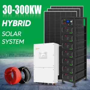 120kWh 150KWH 200KWH 300KWH 500KWH Solar Power System 100kwh Hybrid Solar System for Commercial Use