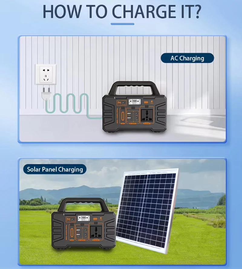 150W Portable Power Station 108Wh Modified Sine Wave 220V AC Grid 18V DC Solar Charging Outdoor Backup Power Supply