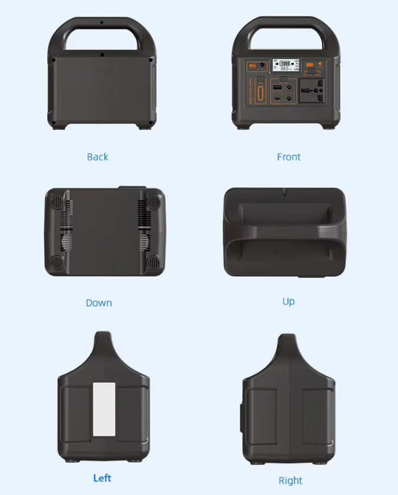 154Wh Portable Power Station 200W Backup Lithium Battery Solar Panel Charging AC DC Output 12V 220V