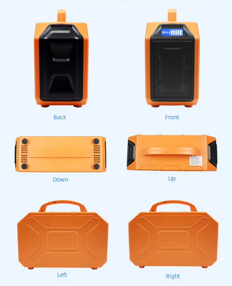 200W Car Jump Starter 360Wh Emergency Power Station Outdoor DC Solar Panel Charging AC Grid Charging 12V30AH
