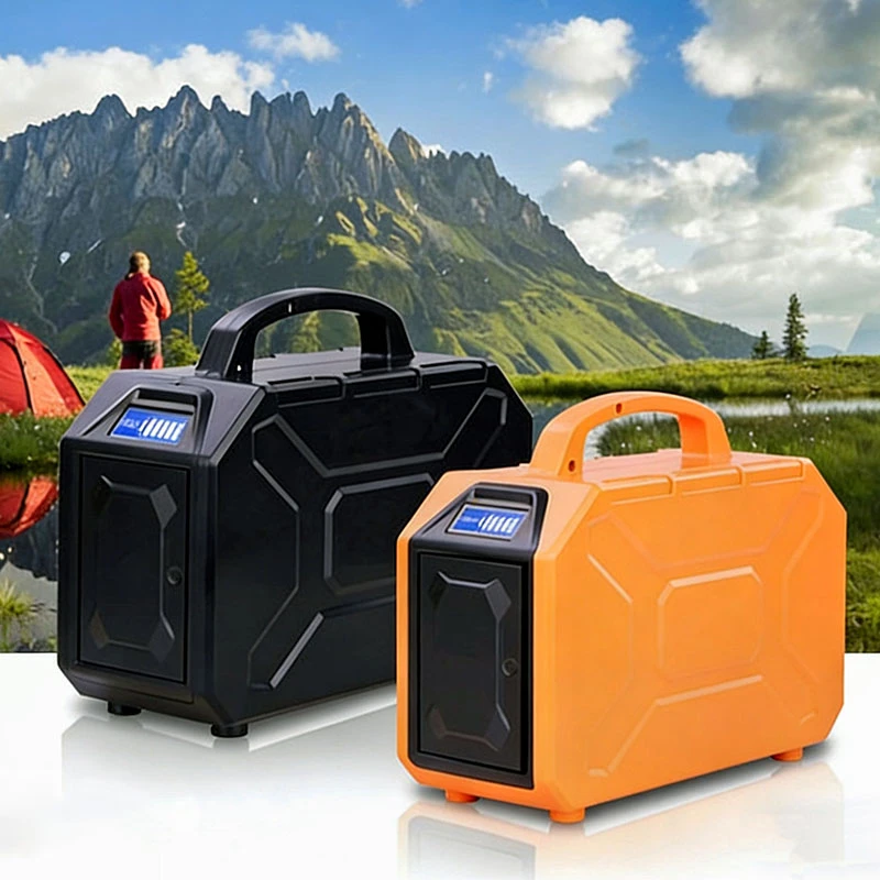200W 360Wh Portable Outdoor Emergency Station Jump Starter Car Compatible Solar Panel DC AC High-Frequency Design 12V30AH