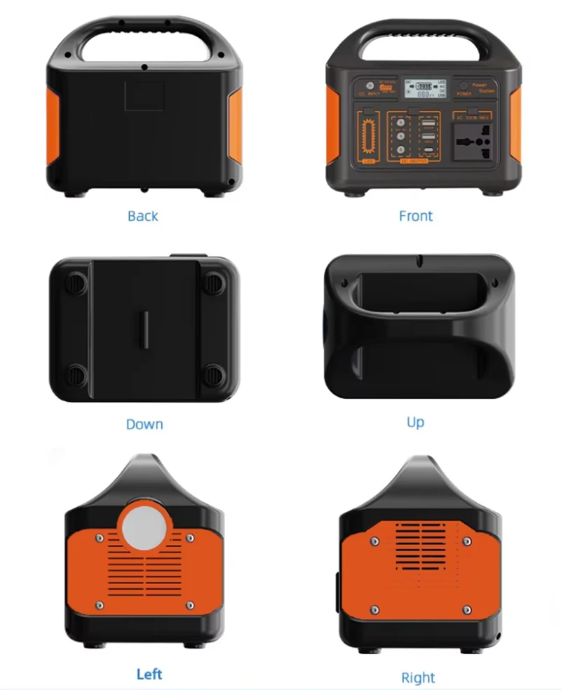 256Wh Portable Power Station 300W Solar Generator 204.8Wh 256Wh Lithium Battery Pure Sine Wave AC DC Solar Charger Feasible
