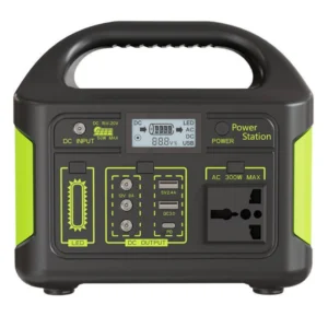 300W 256Wh Portable Power Station Outdoor 220V 110V Large Capacity LiFePO4 Battery with LCD Display Overvoltage Overload Protection 2