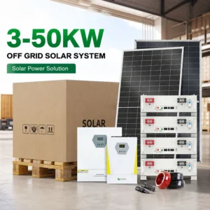 3KW-50KW Off Grid Solar Power Kit With Lithium Battery for Home Farm Commercial Use
