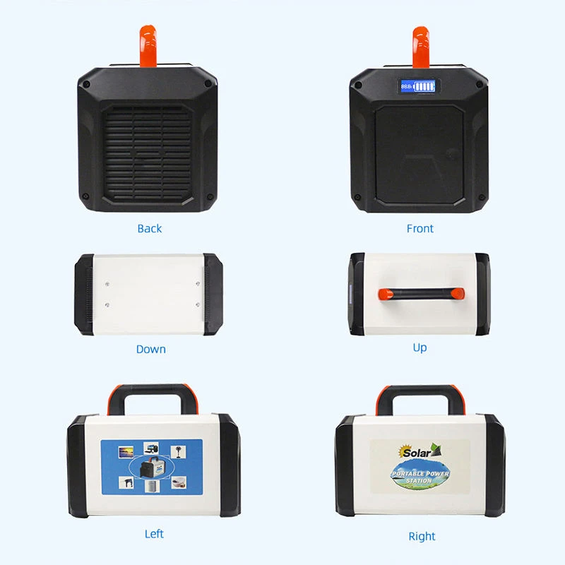 500W Backup Power Bank 600Wh Emergency Power Station Outdoor Modified Sine Wave Solar Power Supply