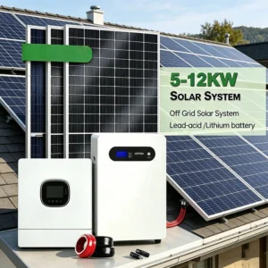5kW 8kW 10kW 12kW Full Set Solar System Residential Home Energy Saving Solar Power Supply Kit