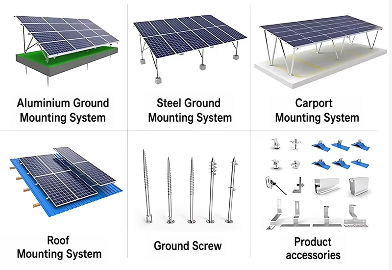 5kW 8kW 10kW Hybrid Off Grid Solar System Complete Residential Solar Kit with LiFePO4 Battery Inverter Solar Panels for Home 9
