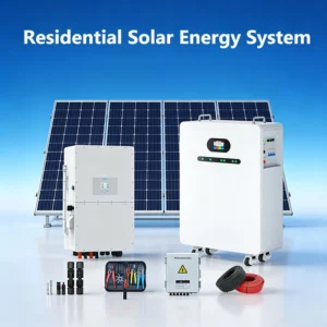 Custom 5kW-30kW MPPT 10kW Residential Solar Energy System Hybrid Off-Grid Kit with LiFePO4 Battery Inverter Panels Home Backup