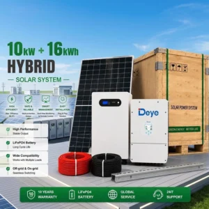 Hybrid Solar Energy System 5Kw 8Kw 10Kw 20Kw 48V Complete Set With Mppt Controller and Lithium Battery for Commercial Use