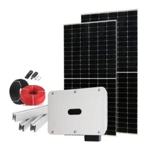 Source Factory Hybrid Solar System for Houses 15kw 20kw 25kw 30kw Solar Panel System 10kw Solar Kit Factory, Supermarket