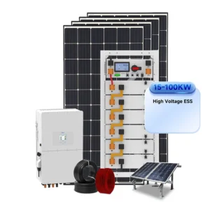 125kW 241kWh Commercial Solar Power System with High Efficiency Mono Panels 314Ah HV BESS for Peak Shaving & Cost Saving
