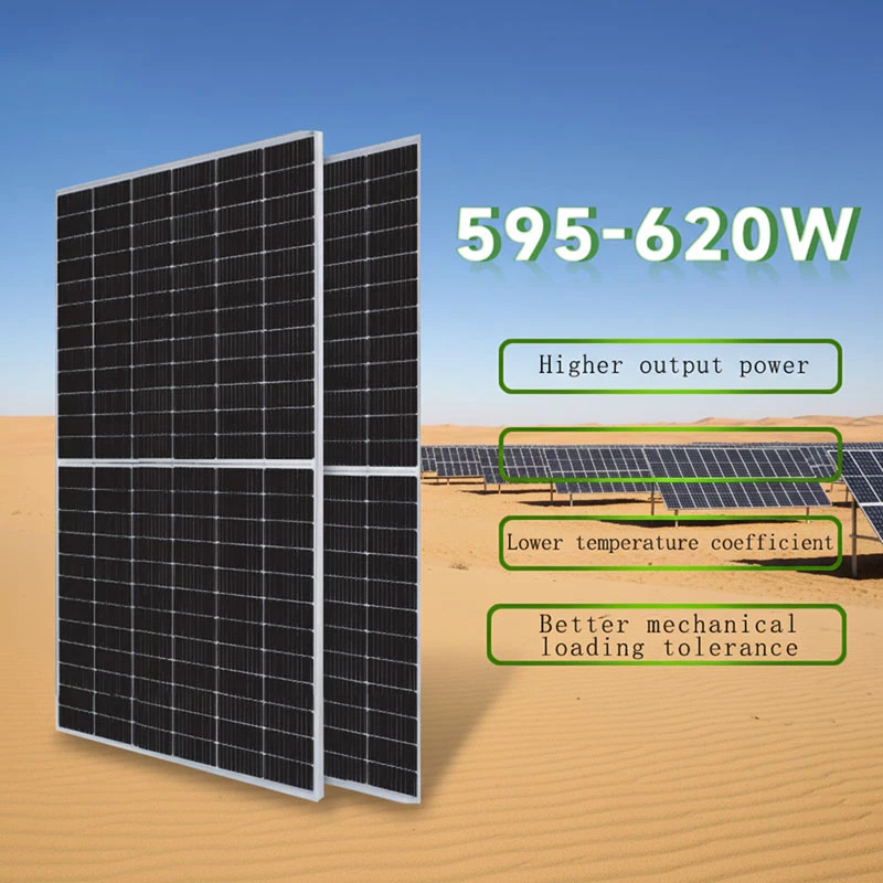 Solar Panel Charger Dual Glass 595w 600w 605w 610w 615w 620w Mono Crystalline PV Panel N-Type 182mm Anti-PID Solar Panel Charger Dual Glass 595w 600w 605w 610w 615w 620w Mono Crystalline PV Panel N-Type 182mm Anti-PID