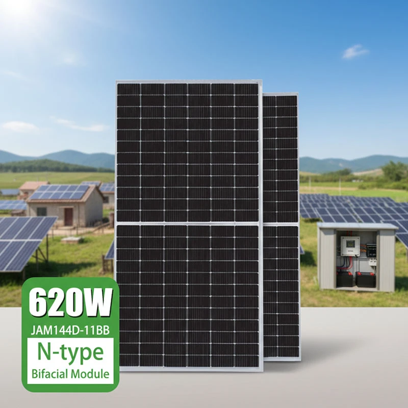 182mm Anti-PID Dua Glass Mono Crystalline Pv Panels 595w 600w 605w 610w 615w 620w N-Type Modules 4
