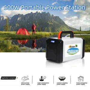 500W 600Wh Outdoor Emergency Power Station Modified Sine Wave Power Supply Backup Power Bank OEM ODM Certified