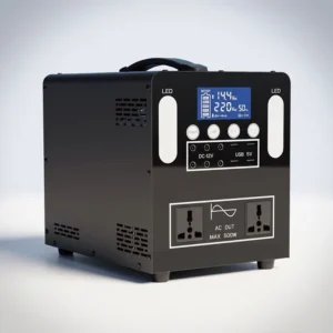 500W 600Wh Portable Power Station 12V50AH Solar Generator with Pure Copper Transformer Solar Panel Optional