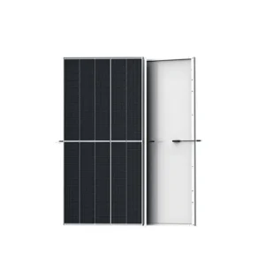 635W-665W Bifacial PERC Half Cell N-Type HJT 210mm Solar Panel From China High Quality 2