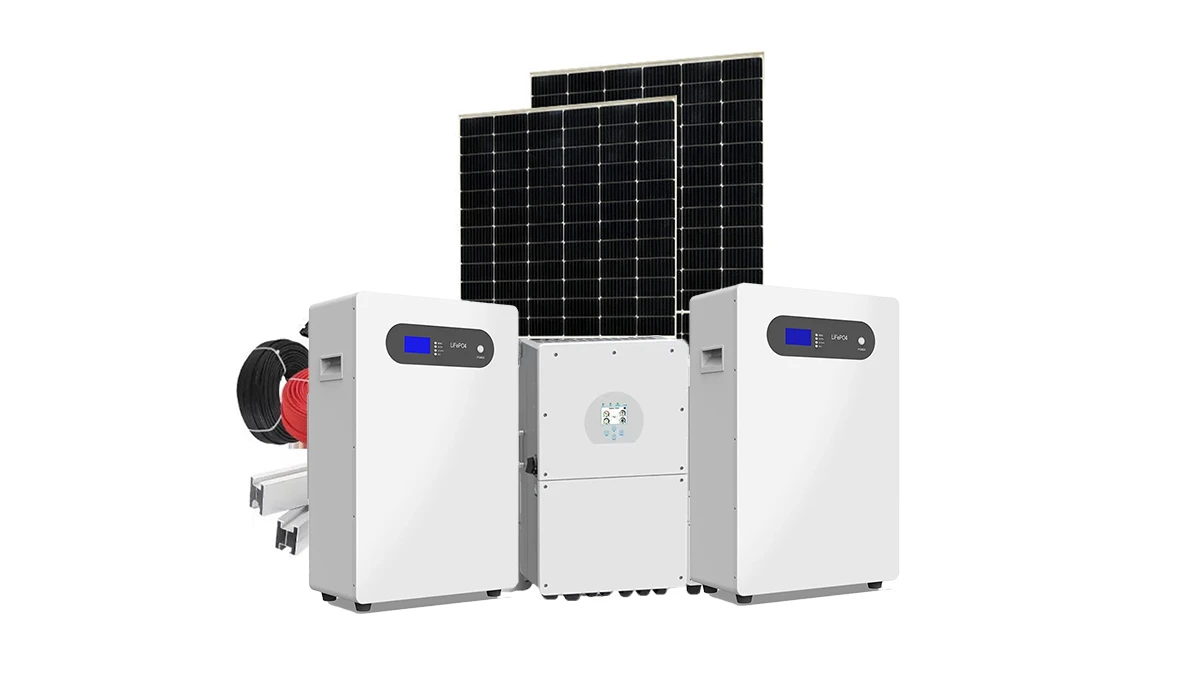 Complete solar kit LV single phase solar energy storage system with lithium battery solar inverter solar panels and accessories