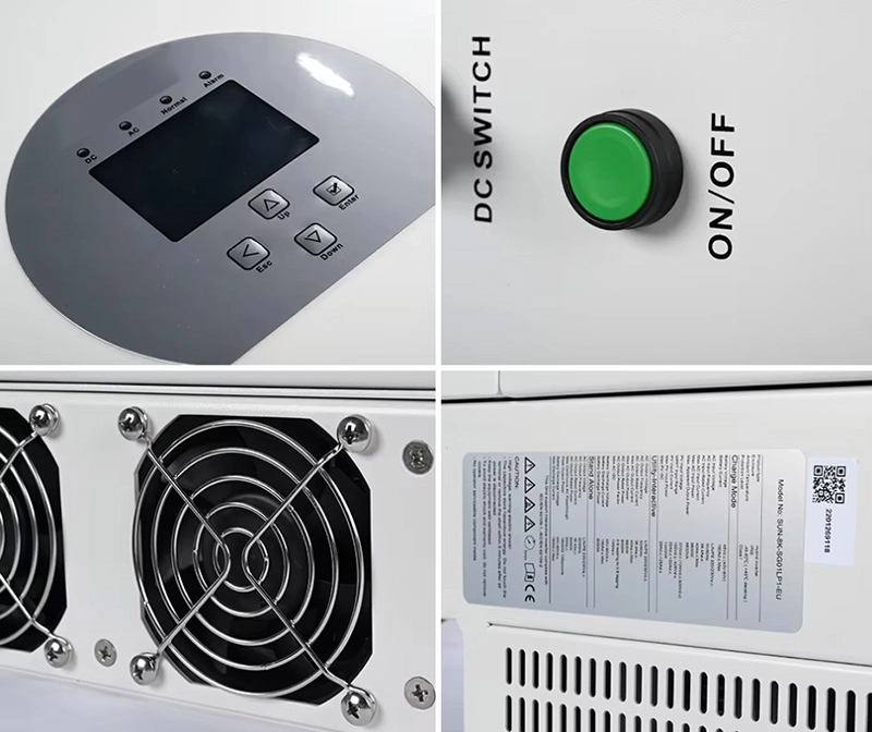 15KW Hybrid Inverter Three Phase LV Rated Power 15KVA Battery Input Voltage Range 40V to 60V DC Builtin MPPT