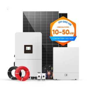 Hybrid Solar Power System Full Set for Home 10Kw 20Kw 30Kw Good Price Complete Kit Solar Panels With Battery and Inverter