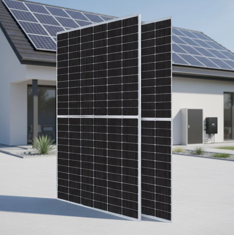 Ip68 Dua Glass 595w 600w 605w 610w 615w 620w 182mm N-Type Half Cut Solar Panel Anti PID Bifacial Pv Modules