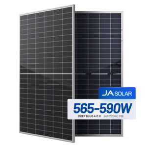 JA Solar Panels Mono Solar Panel 580Watt 595Watt 610W 620Watt Monocrystalline Paneles Solaire in Stock