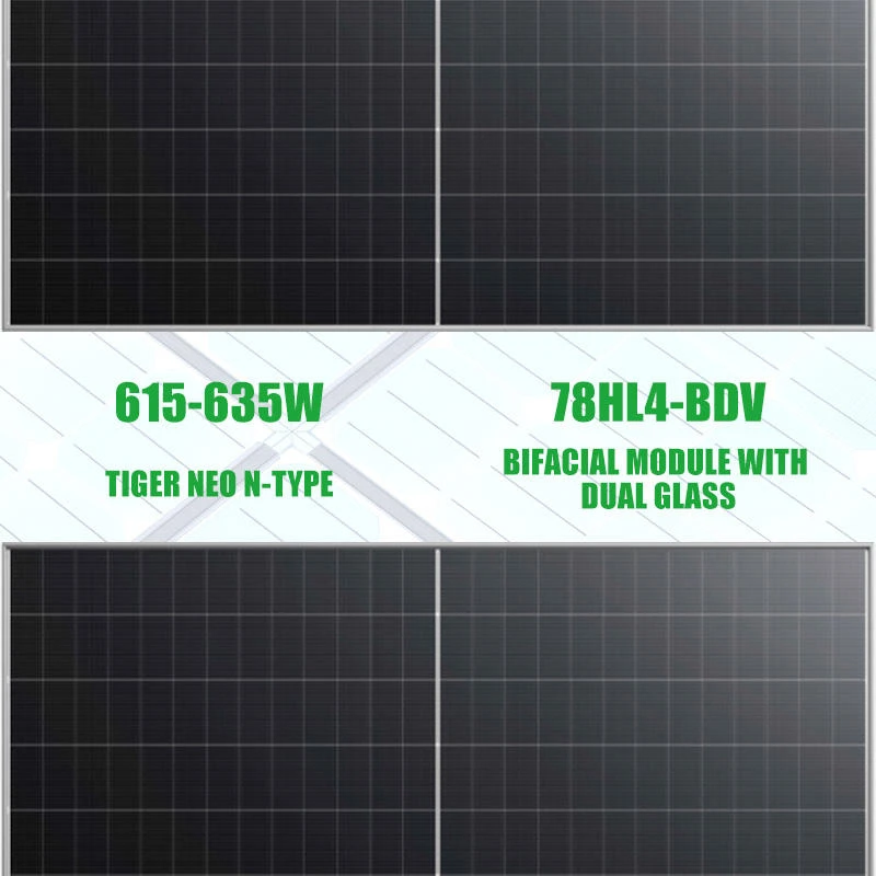 Jinko Panel Charger 610w 615w 625w 630w 635w Solar Panels Double Sided N-type Model JKM620N-78HL4-BDV Jinko Panel Charger 610w 615w 625w 630w 635w Solar Panels Double Sided N-type Model JKM620N-78HL4-BDV