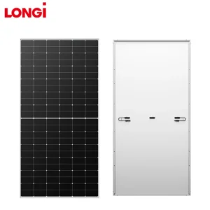 Longi 590W 595W 600W Monofacial Module for Energy Storage Rooftop Power System 4