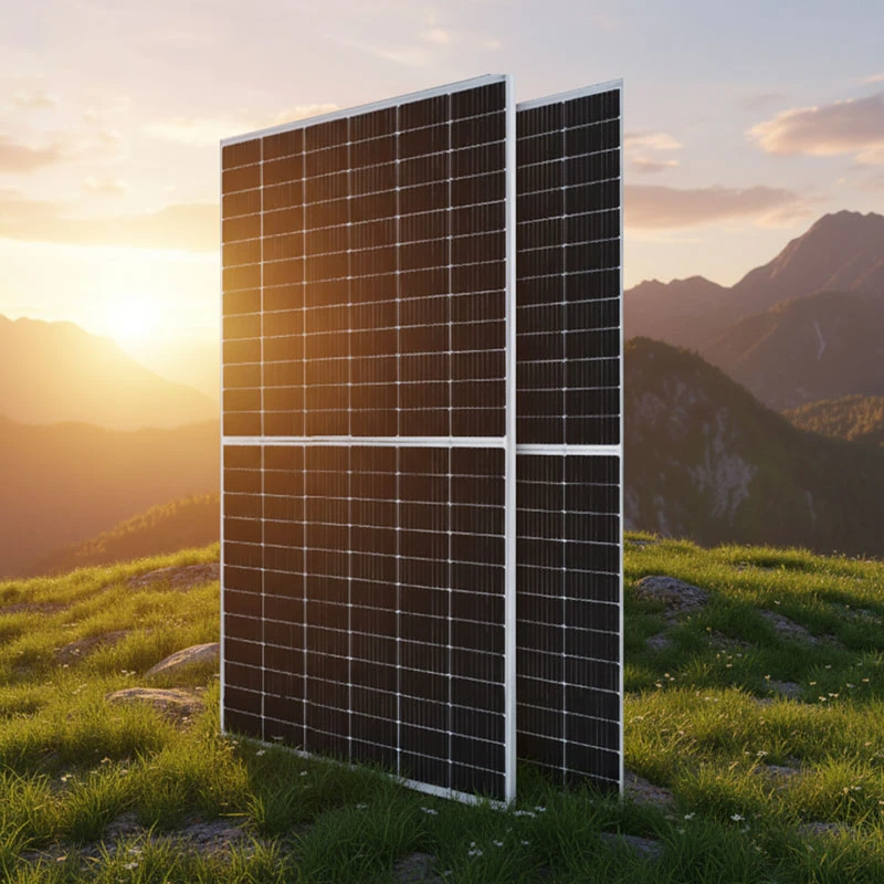N-Type Dua Glass 595w 600w 605w 610w 615w 620w Solar Panel Bifacial Pv Modules 6